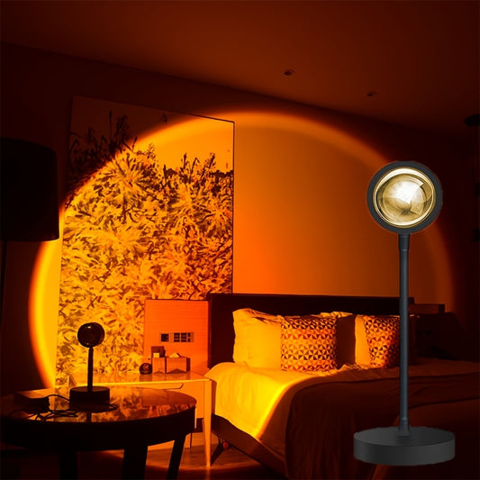 Sunset LED Night Light Projector - 1pc Atmosphere Lamp for Bedroom, Ambiance Lamp for Room Office Home Decor